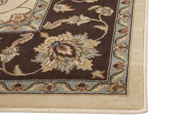 Abacasa Sonoma Eden Cream/Chocolate Area Rug