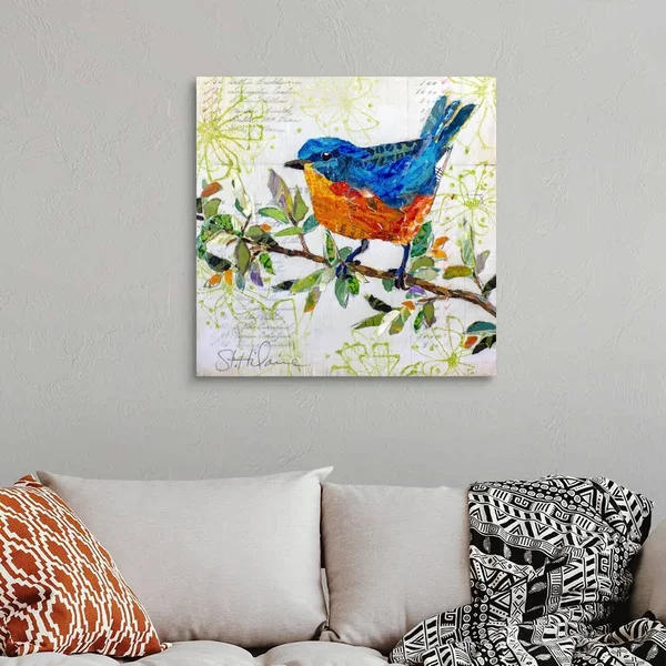 Happy Bird I - Canvas Wall Art, 30x30, Great Big Canvas