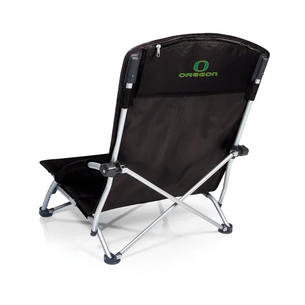 Oregon Ducks Black Tranquility Beach Chair - 25.4 x 21.7 x 25.1 inches