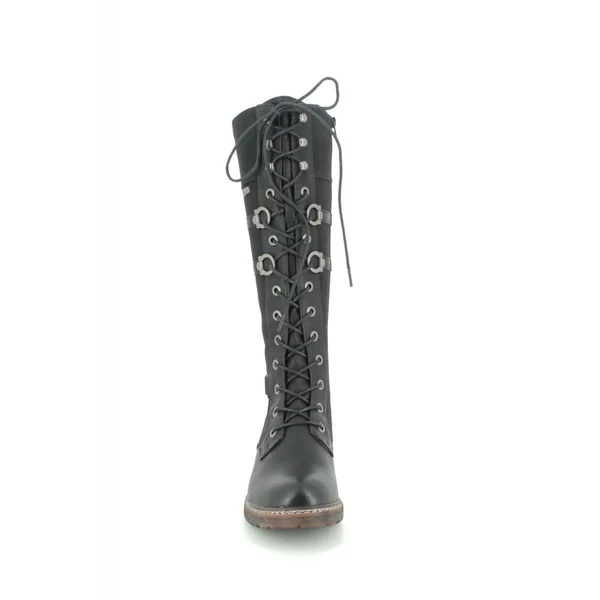 Rieker 94732-00 Warm Lined Black Knee High Boots 38 EU