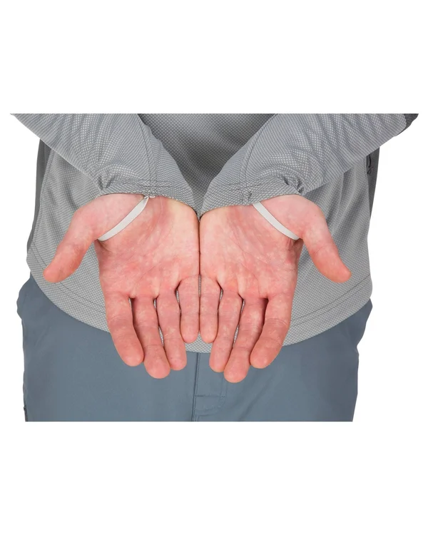 Simms Solarflex Plus Hoody L, Granite