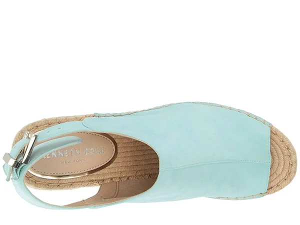 Kenneth Cole New York Women's Olivia Suede Espadrille Wedge, Size: 7.5