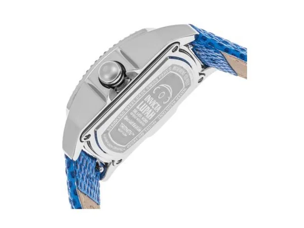 Invicta 19520 Women's Lupah Mop Dial Blue Leather Strap Crystal Watch