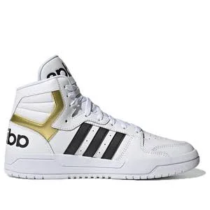 Adidas Neo Entrap Mid &White Gold Metallic& Cloud White/Core Black/Gold Metallic Sneakers/Shoes FY4284 (Size: US 8.5)