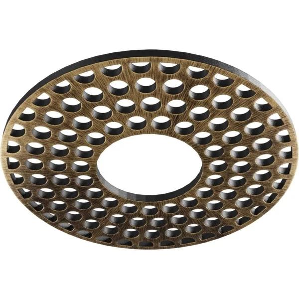 Ekena Millwork CMPP38FFAWS 38x22OD x 13 3/4x22ID x 1x22P Fink Architectural Grade PVC Pierced Ceiling Medallion, Antiqued Warm S
