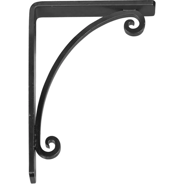 Legacy Wrought Iron Bracket Antiqued Brass 2x22W x 10x22D x 12x22H - (Triple Center Brace)