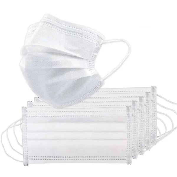 FuturePPE 3Ply Disposable Face Mask - 200 Masks - Brookwood Medical White