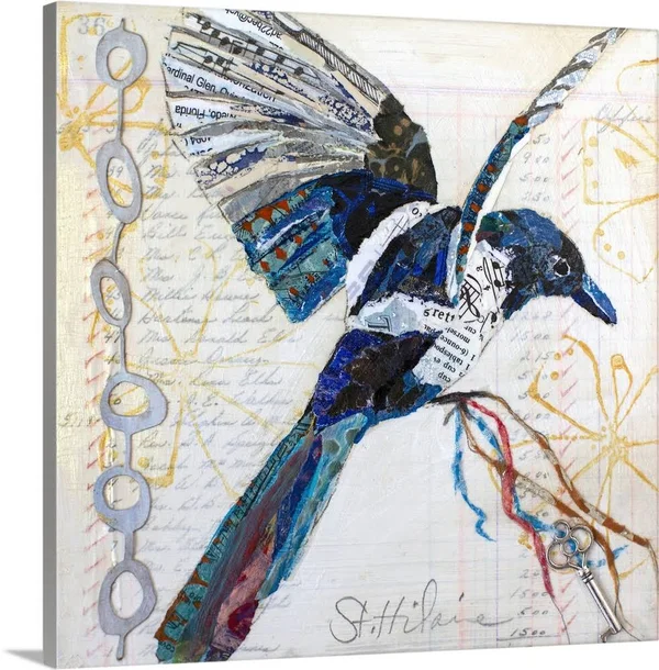 Happy Bird II, Canvas Wall Art, 30x30, Great Big Canvas