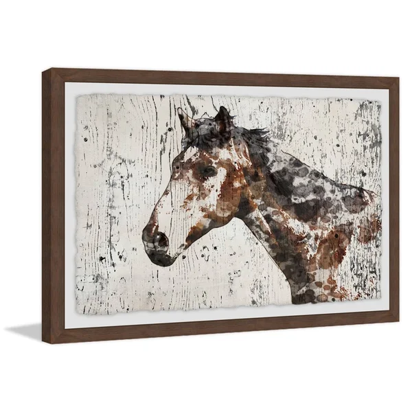 Marmont Hill Prize Horse Framed Print Wall Art