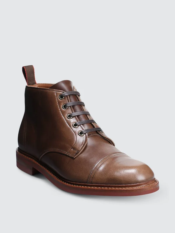 Allen Edmonds Men's Patton WP Oxford Boot, Natural, 10