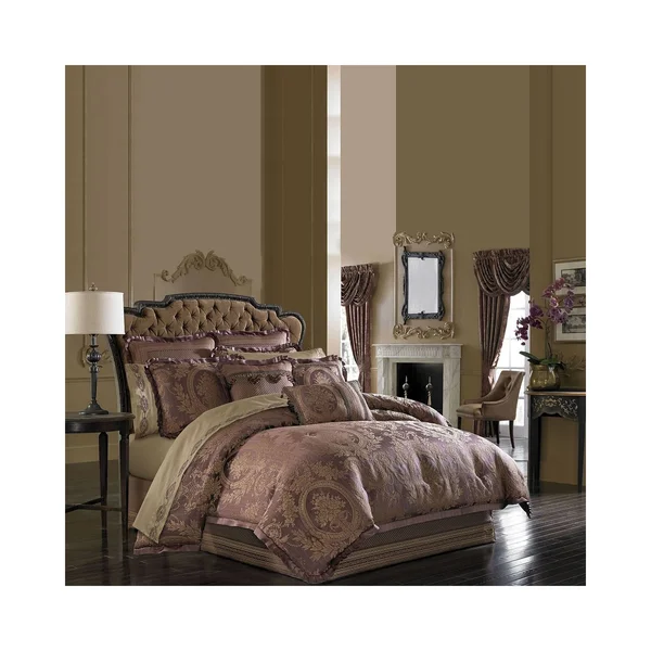 J Queen New York Napoleon Merlot Queen Comforter Set - Red