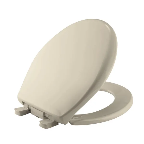 Bemis 200E3NL-146 Almond Affinity Round Plastic Toilet Seat