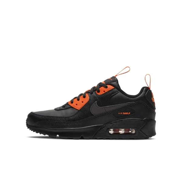 Nike Air Max 90 SE Big Kids& Shoes in Black, Size: 4Y, CT5231-001