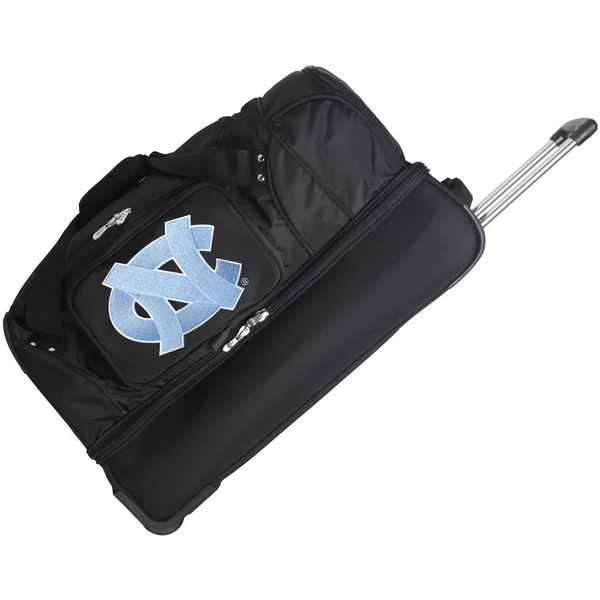 NCAA North Carolina Tar Heels Rolling Drop-Bottom Duffel Bag, 27-inches
