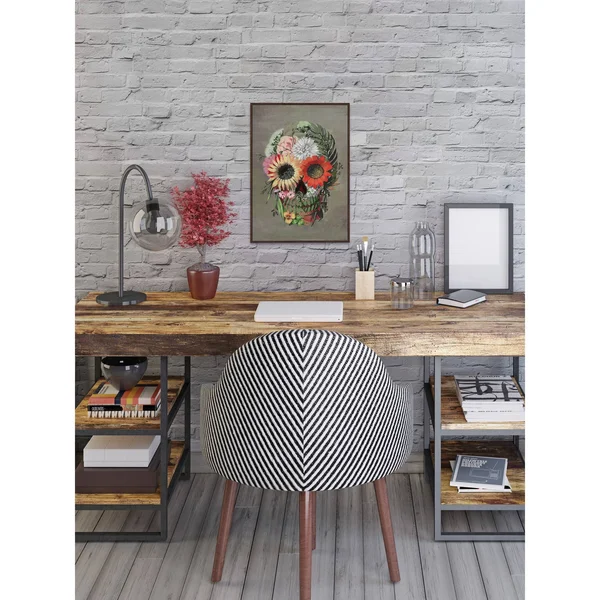 Marmont Hill MH-JULBOT-07-DWFF-60 Commonless Floater 60 x 40 in. Framed Painting Print on Canvas - Contemporary & Modern, Be