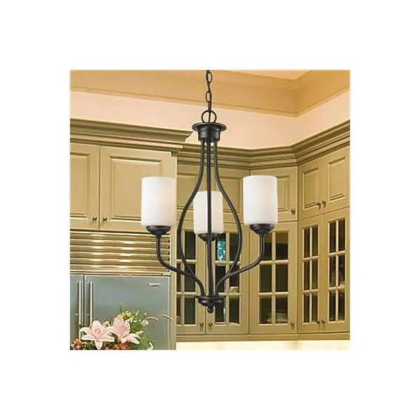 Z-Lite 414-3 Cardinal 3-Light Chandelier, Olde Bronze