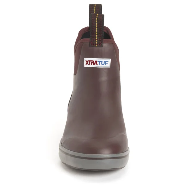 Xtratuf Men's 6 in Ankle Deck Boot Maroon - 13