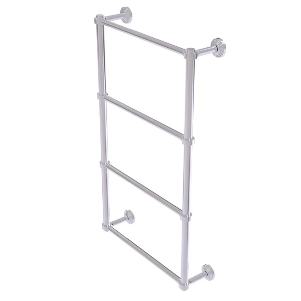 Allied Brass Waverly Place Collection 4 Tier 30 inch Ladder Towel Bar Satin Chrome