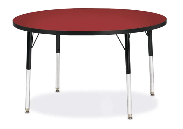 Jonti-Craft 6468JCE188 Berries Red 42x22 Elementary Round Activity Table