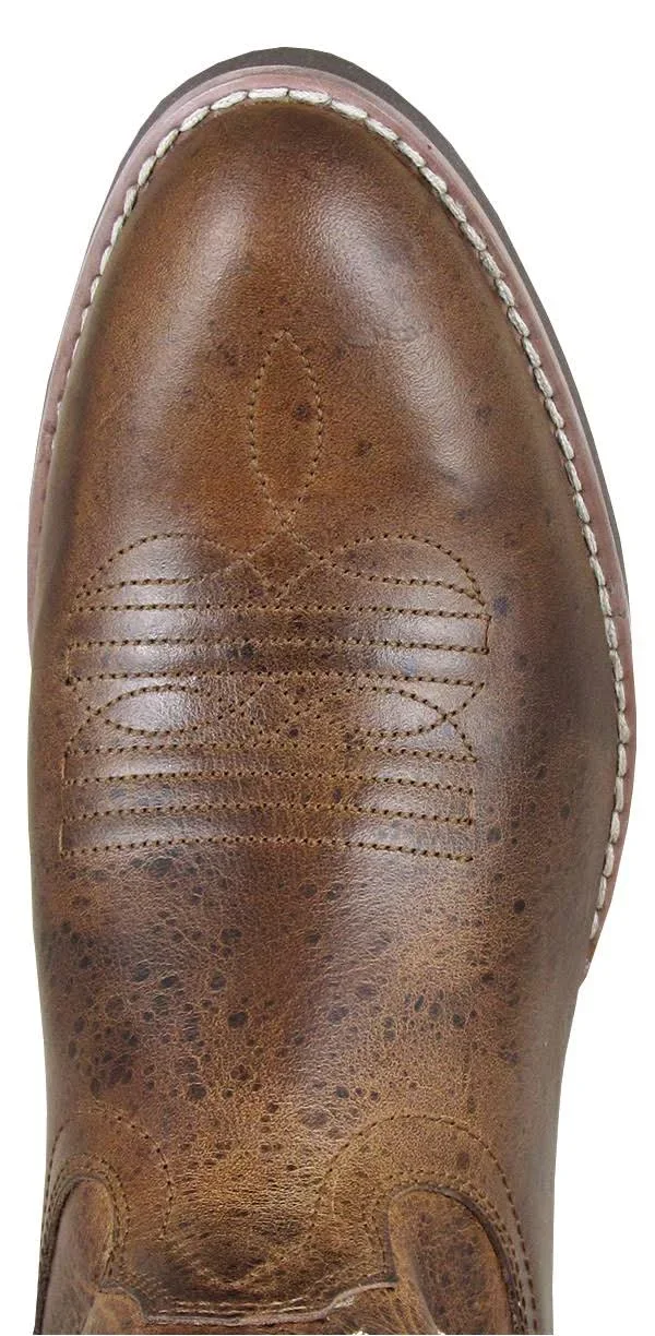 Smoky Mountain Brown Leather Western Boot