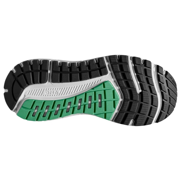 Brooks Women's Ariel &20 Alloy/Blackened Pearl/Green, 7, 2E