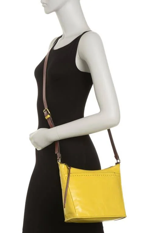 Hobo Aviva Leather Crossbody Bag in Lemongrass at Nordstrom Rack
