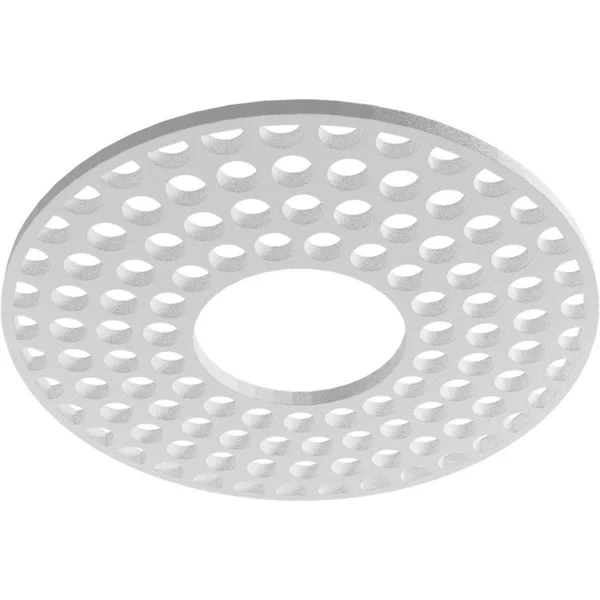Ekena Millwork CMPP38FFAWS 38x22OD x 13 3/4x22ID x 1x22P Fink Architectural Grade PVC Pierced Ceiling Medallion, Antiqued Warm S