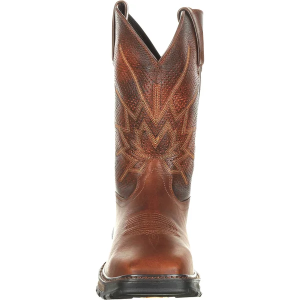 Durango Men's Tobacco Maverick XP Steel Toe Ventilated Pull-On Work Boot, DDB0175