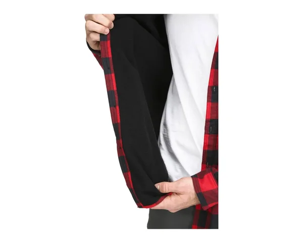 Simms Coldweather Shirt L - Auburn Red Buffalo Blur Plaid
