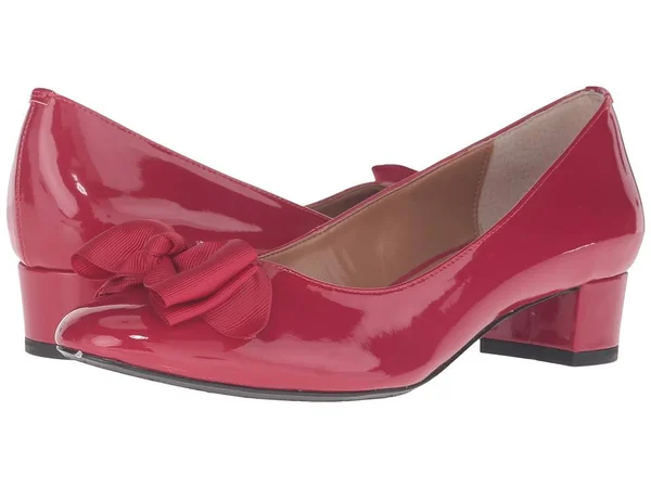 J. Renee Cameo Women's Wedge Shoes Red : 8 WW (E)