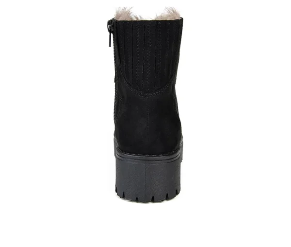 Journee Collection Women's Comfort Foam Trail Boot Black 10