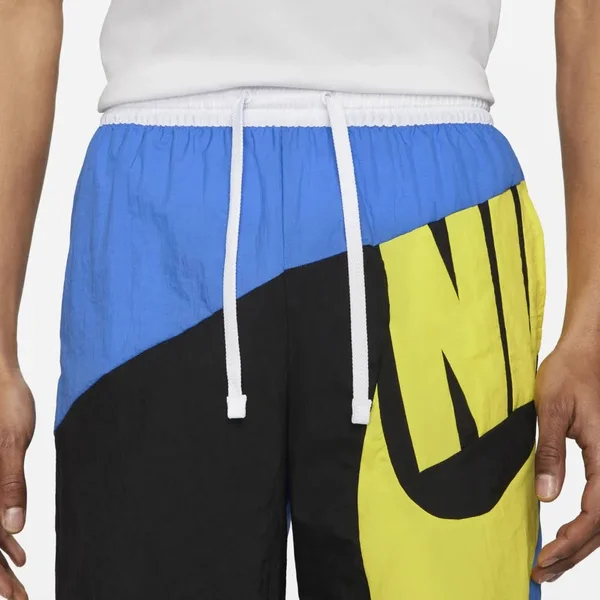 Nike Men's Dri-Fit Throwback Futura Basketball Shorts, Small, Blue