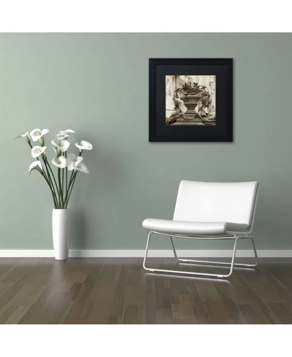 Trademark Art Alan Blaustein 'Giardini Italiano II' Matted Frame Art