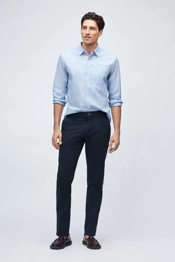 Bonobos Men's Stretch Washed Chinos - Tailored - Jet Blues - Size 38x32