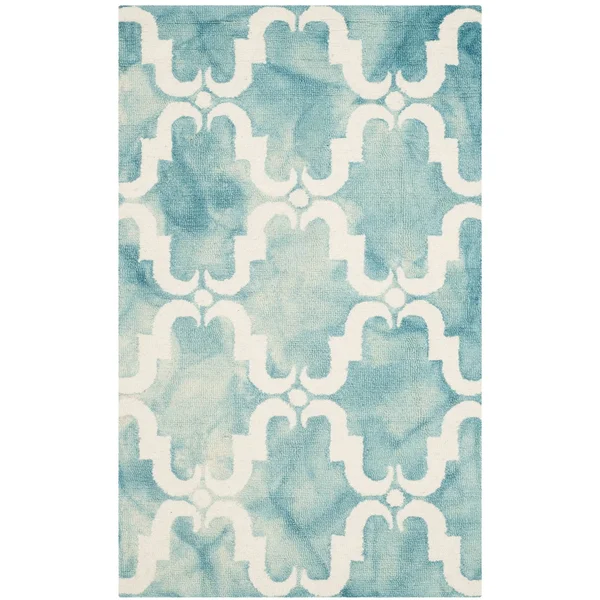 Safavieh Dip Dye DDY536N Navy - Ivory Rug 9&X 12& Rectangle