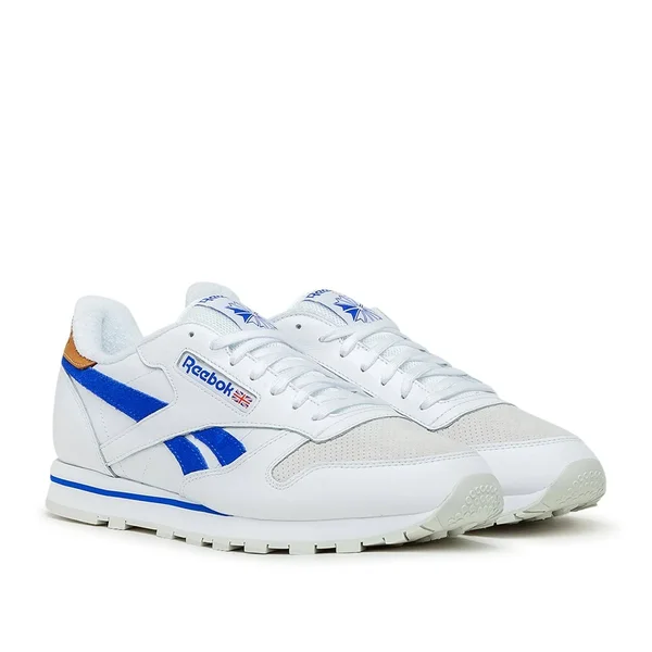 Reebok Classic Leather (White, Blue)