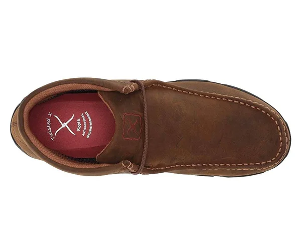 Twisted x Boots Men's MDMW001 Driving Moc, Distressed Saddle
