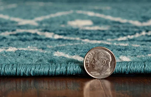 94x22 x 130x22 Ocean Blue Polypropelene Rug