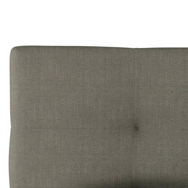 Full Tufted Platform Bed in Zuma Charcoal - Project 62