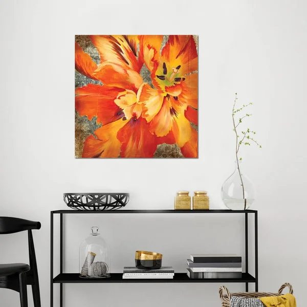 Liz Jardine Paintings Canvas Art Prints - Antique Botanicals II ( Floral & Botanical > Flowers art)