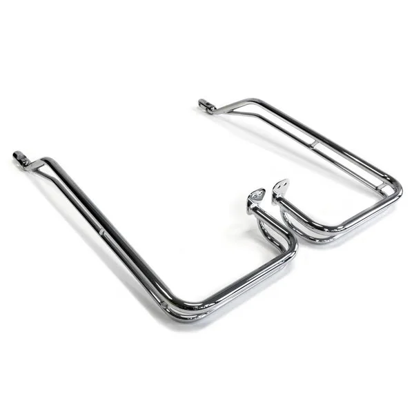 Saddlebag Guard for Harley Davidson Touring 09-13 Craftride Twin Rail Chrome