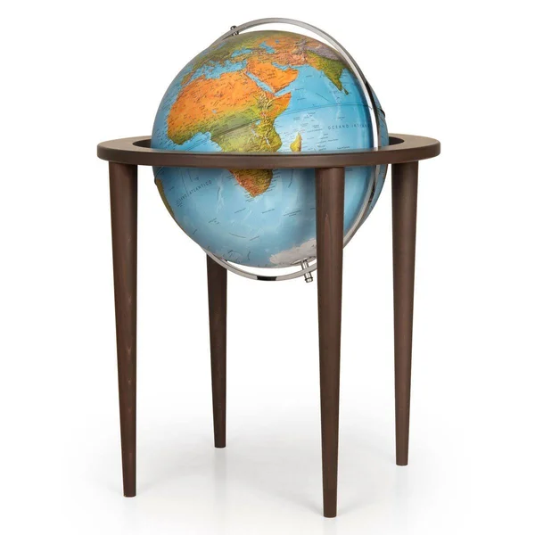 Waypoint Geographic Normandy Blue 16-Inch Floor Standing Globe