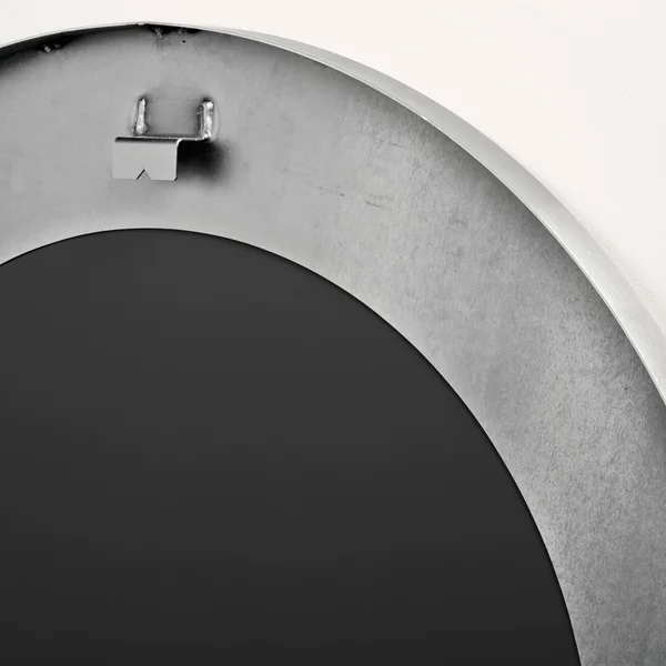 Room & Board, Modern Infinity 2D Mirror 46 Diameter in Onyx Gloss Black