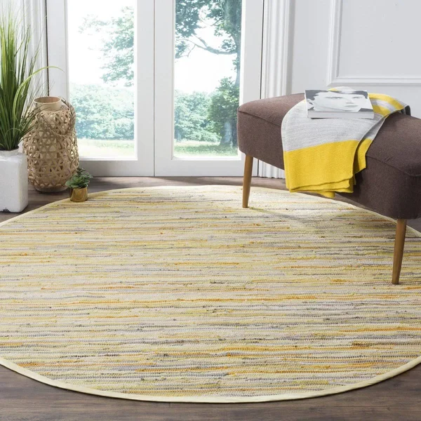 Safavieh Rag Rug Gold/Multi 8 ft. x 10 ft. Area Rug