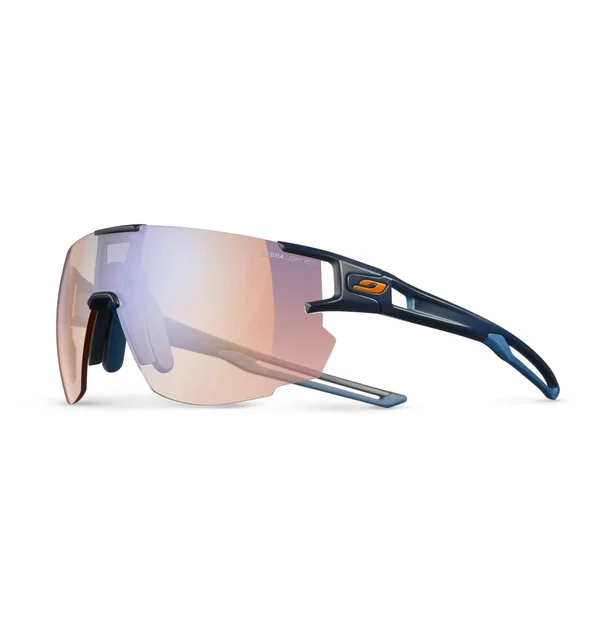 Julbo Aerospeed Sunglasses, Dark Blue/Dark Blue/Orange