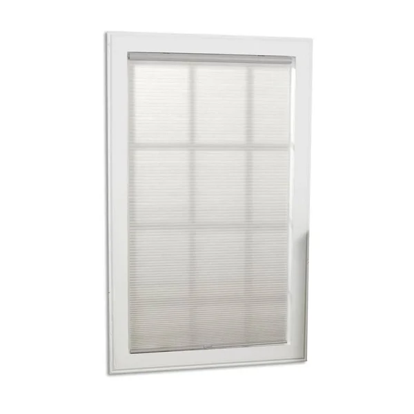 Allen + Roth 43.5-in x 64-in Gray Light Filtering Cordless Cellular Shade Polyester, CCLFLG434640