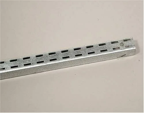 John Sterling Fast-Mount Adjustable Wall Standard - 72-Inch, Galvanized, BK-0100-6