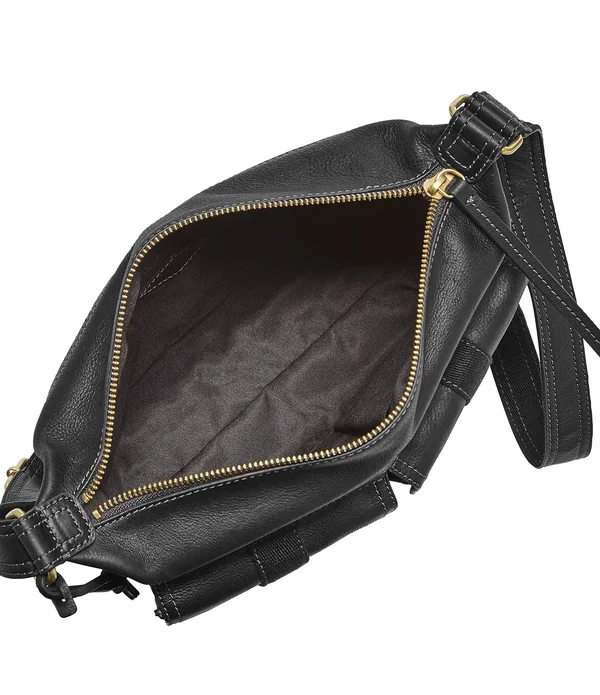 Fossil Black Cargo Crossbody