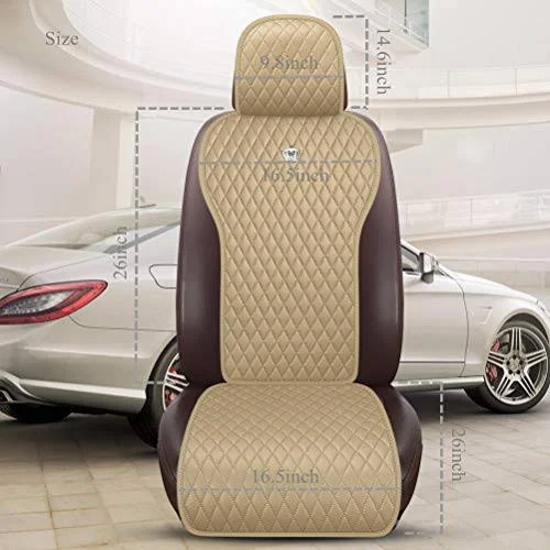 Red Rain Beige Universal Seat Covers Leather Seat Cushions 2/3 Covered 11pcs Luxury Seat Protector Universal for Car/auto/truck