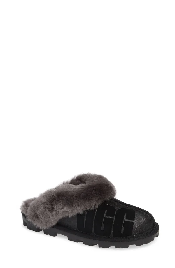 Ugg - Women's Coquette Sparkle Slippers - Black - US 6